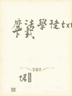 魔法学徒txt下载