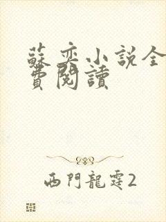 苏奕小说全文免费阅读