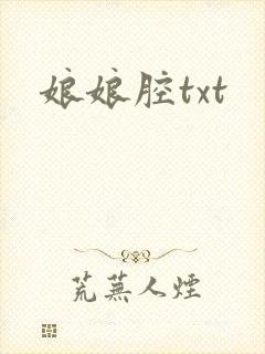 娘娘腔txt封面