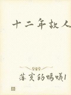 十二年故人戏