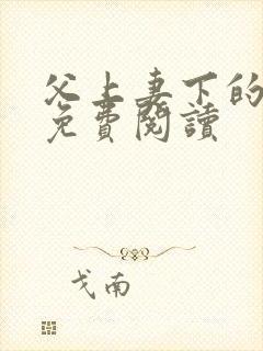 父上妻下的小说免费阅读