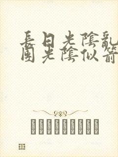 长日光阴乱作一团光阴似箭眇眇