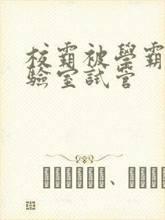 校霸被学霸压实验室试管