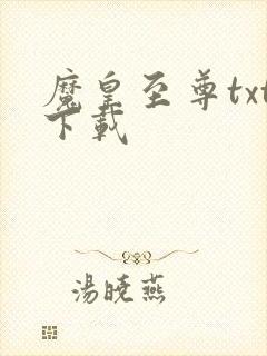 魔皇至尊txt下载