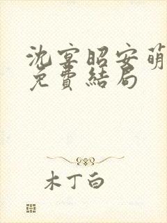 沈宴昭安萌全文免费结局