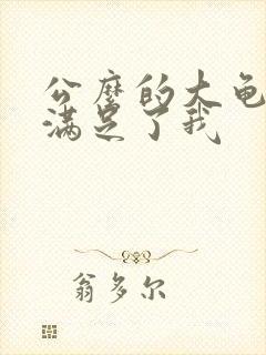 公么的大龟强大满足了我