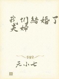 我们结婚了初恋夫妇封面