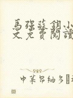 马强苏钥小说全文免费阅读最新章节