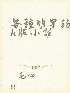 各种明星的综艺h版小说