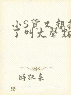 小S货又想挨C了叫大声点小