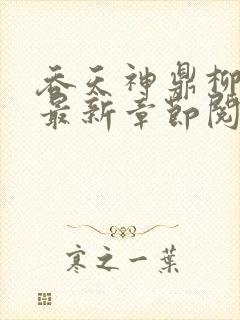 吞天神鼎柳无邪最新章节阅读