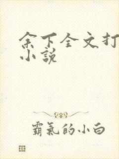 余下全文打不开小说
