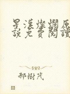 星汉灿烂原著小说免费阅读