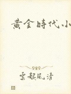 黄金时代小说