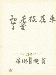 和老板在车里做了爱