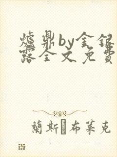 炉鼎by金银花露全文免费阅读笔趣阁