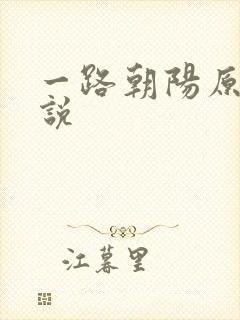 一路朝阳原著小说