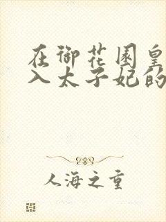 在御花园皇上进入太子妃的小说