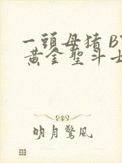 一头母猪 BY 黄金圣斗士