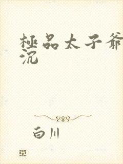 极品太子爷 浮沉封面