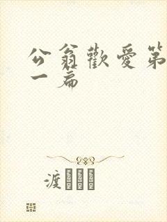 公翁欢爱第三十一篇