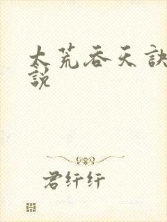 太荒吞天诀 小说