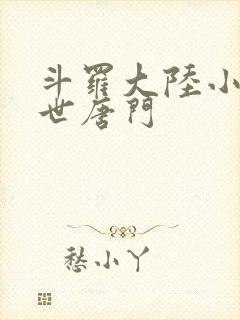 斗罗大陆小说绝世唐门