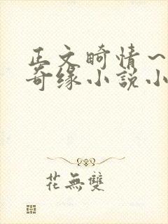 正文畸情～内裤奇缘小说小茹