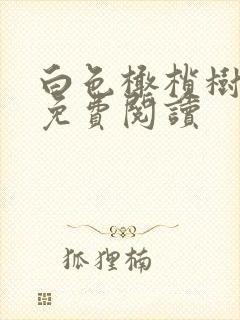 白色橄榄树全文免费阅读