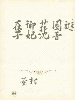 在御花园进入太子妃沈音