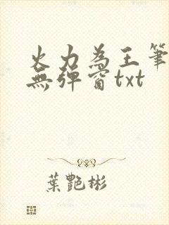 火力为王笔趣阁无弹窗txt