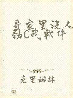 哥家里没人使点劲C我软件