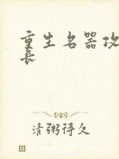 重生名器攻略兄长