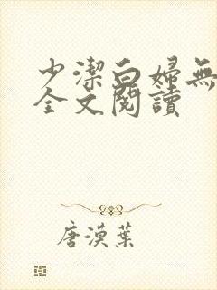 少洁白妇无删减全文阅读