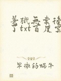 兼职无常后我红了txt百度云