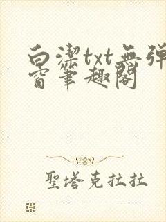 白洁txt无弹窗笔趣阁