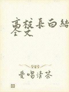 高校长白结小说全文