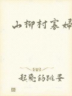 山柳村寡妇情史