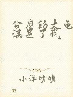 公么的大龟强大满足了我