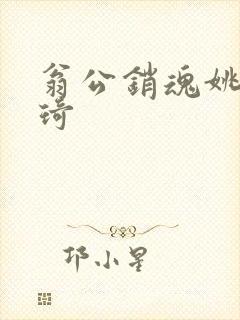 翁公销魂姚瑶琦琦