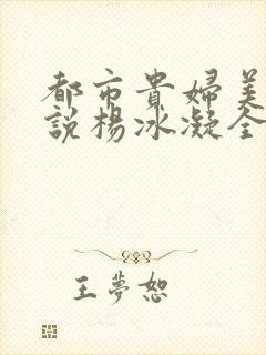 都市贵妇美腿小说杨冰凝全文阅读封面