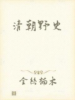 清朝野史