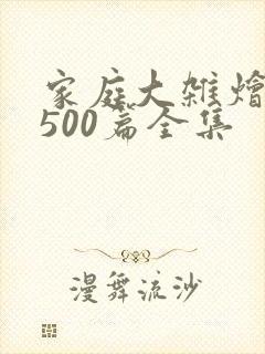 家庭大杂烩小说500篇全集