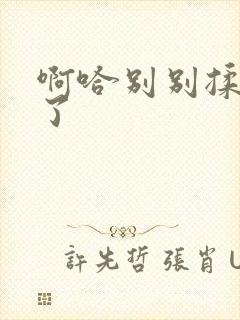 啊哈别别揉那处了