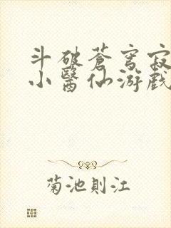 斗破苍穹寂寞的小医仙游戏世界