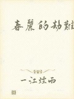 春丽的劫难封面