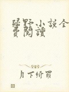 归野小说全文免费阅读