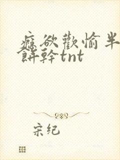 瘾欲欢愉半块小饼干tnt