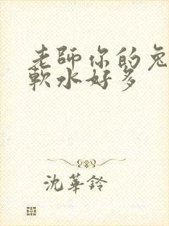 老师你的兔子好软水好多
