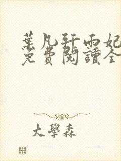 叶凡轩雨妃小说免费阅读全文下载